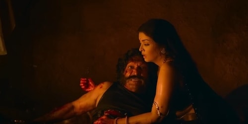 Nasser and Aishwarya Rai in a scene from Ponniyin Selvan I. Nasser and Aishwarya Rai in a scene from Ponniyin Selvan I.