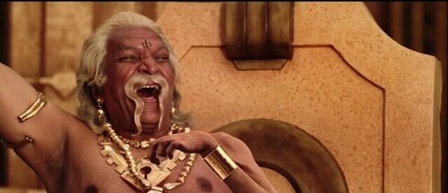 Nasser in a still from Baahubali: The Beginning. Nasser in a still from Baahubali: The Beginning.