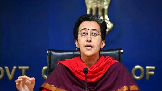Atishi is the only woman minister in the seven-member Kejriwal cabinet, and her stature has increased since she was inducted into the cabinet in March. (HT Photo)