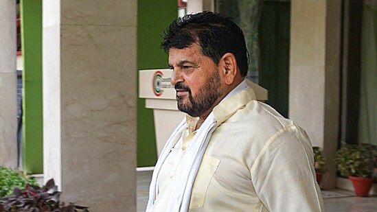 Former WFI president Brij Bhushan Sharan Singh(PTI)