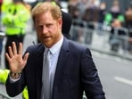 Prince Harry, Duke of Sussex walks outside the Rolls Building of the High Court in London, Britain.