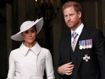 Prince Harry and Meghan Markle are seen. Prince Harry and Meghan Markle are seen.