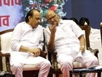 Sharad Pawar and Ajit Pawar met at an industrialist's house in Pune on Saturday. Jayant Patil was also present at the closed-door meeting. 