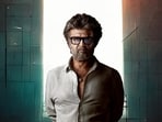 Rajinikanth in the poster of his film Jailer. Rajinikanth in the poster of his film Jailer.