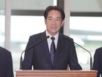 Taiwanese Vice President William Lai speaks before leaving for Paraguay at Taoyuan International Airport in Taoyuan, Taiwan. Taiwanese Vice President William Lai speaks before leaving for Paraguay at Taoyuan International Airport in Taoyuan, Taiwan.