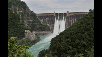 Bhakra Beas Management Board (BBMB) officials said the floodgates were opened to inspect their operational efficacy. Bhakra Beas Management Board (BBMB) officials said the floodgates were opened to inspect their operational efficacy.
