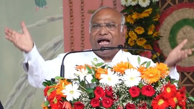 Congress president Mallikarjun Kharge (ANI) Congress president Mallikarjun Kharge (ANI)