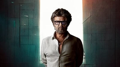 Rajinikanth in the poster of his film Jailer. Rajinikanth in the poster of his film Jailer.