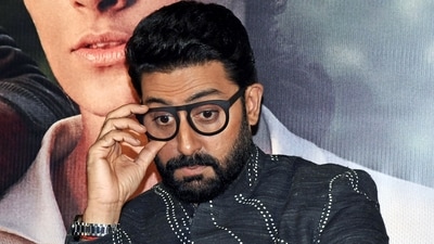Abhishek Bachchan at the trailer launch of his upcoming movie Ghoomer. (ANI) Abhishek Bachchan at the trailer launch of his upcoming movie Ghoomer. (ANI)