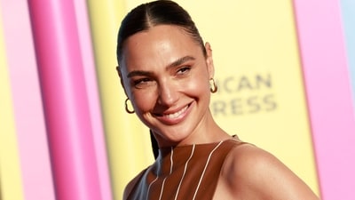 Gal Gadot at Barbie's premiere in Los Angeles. (AFP)