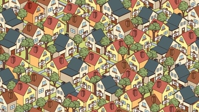 Brain Teaser: Can you spot the one that is up for sale among these sold houses? (Twitter/@hvgoenka) Brain Teaser: Can you spot the one that is up for sale among these sold houses? (Twitter/@hvgoenka)