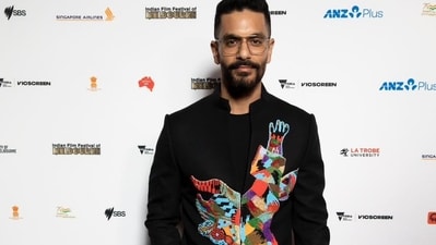 Angad Bedi wore a statement bandhgala for the festival. Reacting to his Ghoomer trailer, his wife and actor Neha Dhupia had written on Instagram, “As this gem of a film premieres tonight @iffmelbourne film festival… wishing the entire cast and crew luck… been a bystander and watched everyone work too hard on this one … knock it out of the park guys. Good luck team #ghoomer @bachchan @saiyami @hopeprodn @r.balki_7 and most importantly my love @angadbedi. Always in ur corner and always so proud of you … can’t wait to watch it on the big screen with you this Friday.” Angad Bedi wore a statement bandhgala for the festival. Reacting to his Ghoomer trailer, his wife and actor Neha Dhupia had written on Instagram, “As this gem of a film premieres tonight @iffmelbourne film festival… wishing the entire cast and crew luck… been a bystander and watched everyone work too hard on this one … knock it out of the park guys. Good luck team #ghoomer @bachchan @saiyami @hopeprodn @r.balki_7 and most importantly my love @angadbedi. Always in ur corner and always so proud of you … can’t wait to watch it on the big screen with you this Friday.”