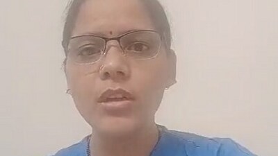 A member of the nursing community speaks about how she feels after being invited to the Independence Day celebrations by PM Modi. (Twitter/DD News) A member of the nursing community speaks about how she feels after being invited to the Independence Day celebrations by PM Modi. (Twitter/DD News)