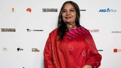Shabana Azmi will be hoisting the Indian tricolour as part of the film festival's Independence Day celebrations. She wore a red saree along with a jacket for the screening of Ghoomer at the event. Shabana Azmi will be hoisting the Indian tricolour as part of the film festival's Independence Day celebrations. She wore a red saree along with a jacket for the screening of Ghoomer at the event. 