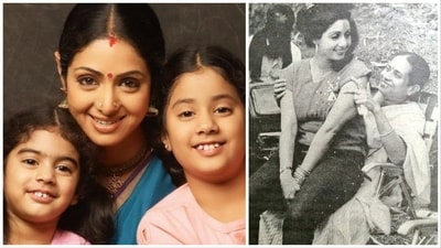 Janhvi Kapoor, Khushi Kapoor shared pictures of Sridevi on her birthday.