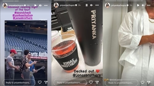 Priyanka posted a clip and pictures on Instagram. Priyanka posted a clip and pictures on Instagram.