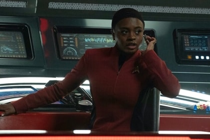 Celia Rose Gooding in Star Trek: Strange New Worlds Celia Rose Gooding in Star Trek: Strange New Worlds