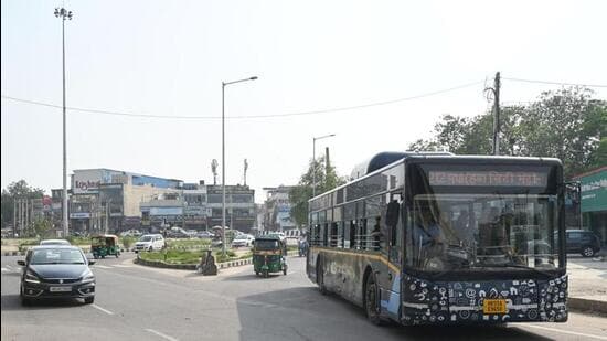Atul Kataria Chowk in Gurugram. (HT Photo)