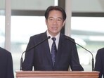 Taiwanese Vice President William Lai speaks before leaving for Paraguay at Taoyuan International Airport in Taoyuan, Taiwan. Taiwanese Vice President William Lai speaks before leaving for Paraguay at Taoyuan International Airport in Taoyuan, Taiwan.
