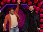 Bigg Boss OTT season 2 grand finale live updates: Abhishek Malhan, Salman Khan, Elvish Yadav during show.