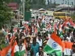 Har Ghar Tiranga rally in Shopian 