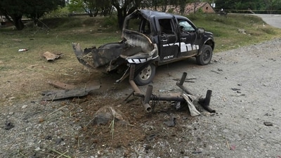 An air force spokesman said a helicopter rescuing the wounded crashed on Monday morning in the area. (AFP/Representative) An air force spokesman said a helicopter rescuing the wounded crashed on Monday morning in the area. (AFP/Representative)