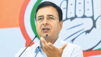 Congress leader Randeep Surjewala (HT File) Congress leader Randeep Surjewala (HT File)