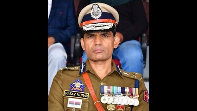 Kashmir additional director general of police Vijay Kumar bagged the Police Medal for Gallantry. (HT Photo) Kashmir additional director general of police Vijay Kumar bagged the Police Medal for Gallantry. (HT Photo)