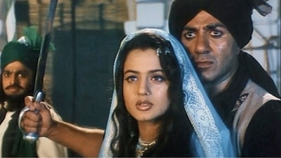 Sunny Deol and Ameesha Patel in a still from Gadar: Ek Prem Katha (2001). Sunny Deol and Ameesha Patel in a still from Gadar: Ek Prem Katha (2001).