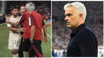 Jose Mourinho substitutes new signing Houssem Aouar in pre-season friendly against Partizani Tirana Jose Mourinho substitutes new signing Houssem Aouar in pre-season friendly against Partizani Tirana