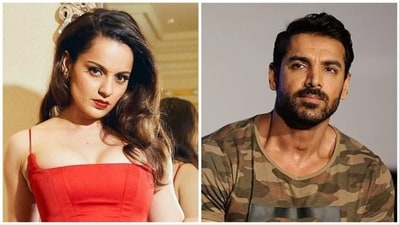 Kangana Ranaut praised John Abraham in a series of Instagram Stories. Kangana Ranaut praised John Abraham in a series of Instagram Stories.