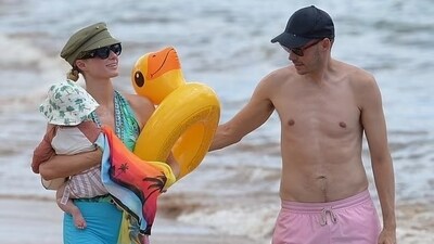 Paris Hilton vacations in wildfire-stricken Hawaii, sparking debate on tourist responsibility amidst disaster. (Twitter) Paris Hilton vacations in wildfire-stricken Hawaii, sparking debate on tourist responsibility amidst disaster. (Twitter)