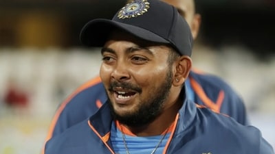 Prithvi Shaw last played for India in July of 2021. (BCCI) Prithvi Shaw last played for India in July of 2021. (BCCI)
