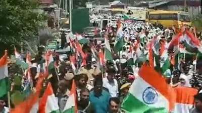 Har Ghar Tiranga rally in Shopian