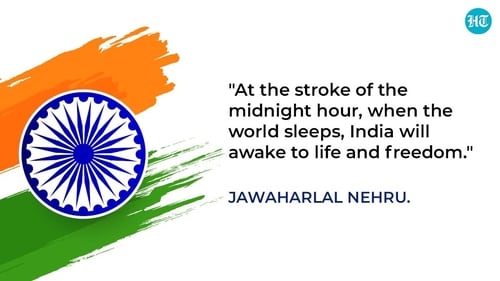 As we celebrate 76 years of freedom from British Raj, these messages are perfect to share with your friends. (HT PHOTO) As we celebrate 76 years of freedom from British Raj, these messages are perfect to share with your friends. (HT PHOTO)