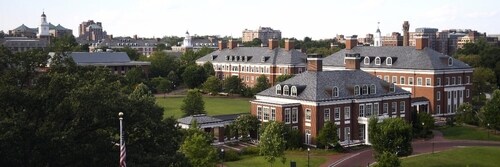 Johns Hopkins University has campuses in North Baltimore and DC in the US, and in Italy and China. The main campus is the one in North Baltimore. (Twitter/@JohnsHopkins) Johns Hopkins University has campuses in North Baltimore and DC in the US, and in Italy and China. The main campus is the one in North Baltimore. (Twitter/@JohnsHopkins)