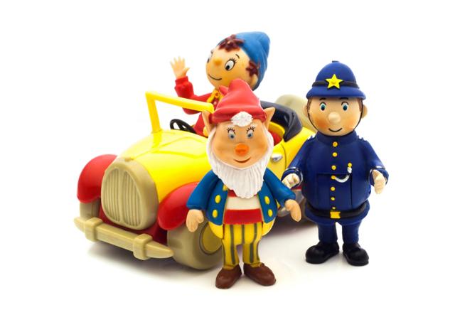 Mr Plod, Big Ears and Noddy from Enid Blyton’s Noddy series. (urbanbuzz/Shutterstock) Mr Plod, Big Ears and Noddy from Enid Blyton’s Noddy series. (urbanbuzz/Shutterstock)