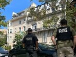 Security increased outside the Indian Embassy as Khalistanis plan a protest outside the Indian Mission in Washington DC on Tuesday. Security increased outside the Indian Embassy as Khalistanis plan a protest outside the Indian Mission in Washington DC on Tuesday.