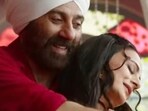 Sunny Deol and Ameesha Patel in stills from Gadar 2 (L) and Gadar: Ek Prem Katha.
