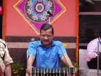 Delhi chief minister delivering Independence Day 2023 speech on Tuesday. 
