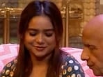 Manisha Rani with Mahesh Bhatt in an episode of Bigg Boss OTT 2.
