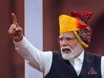 Prime Minister Narendra Modi addresses the nation from the historic Red Fort on the occasion of the 77th Independence Day. Prime Minister Narendra Modi addresses the nation from the historic Red Fort on the occasion of the 77th Independence Day.