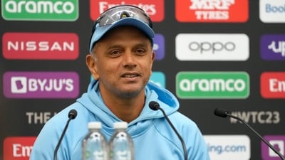 India's cricket team head coach Rahul Dravid namedropped three players who "stood out" during the five-match series, comprising two batters and a bowler. (AP) India's cricket team head coach Rahul Dravid namedropped three players who "stood out" during the five-match series, comprising two batters and a bowler. (AP)