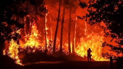 A file image of a wildfire (AFP) A file image of a wildfire (AFP)