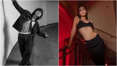 BTS member Jeon Jungkook and BLACKPINK's Jennie are a part of the star-studded lineup of Calvin Klein's latest fall campaign, and the internet cannot keep calm after looking at their visuals in the hottest pictures released by the brand. The singers are global brand ambassadors of the American premium fashion house. Scroll through to check out their photos that are breaking the internet. (Instagram/@calvinklein) BTS member Jeon Jungkook and BLACKPINK's Jennie are a part of the star-studded lineup of Calvin Klein's latest fall campaign, and the internet cannot keep calm after looking at their visuals in the hottest pictures released by the brand. The singers are global brand ambassadors of the American premium fashion house. Scroll through to check out their photos that are breaking the internet. (Instagram/@calvinklein)
