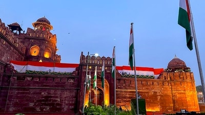 The entire country celebrated the 77th Independence Day 2023 with several monuments across the nation being lit up. (PTI) The entire country celebrated the 77th Independence Day 2023 with several monuments across the nation being lit up. (PTI)
