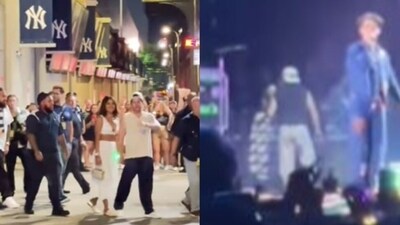 Priyanka Chopra attended Nick Jonas' concert. Priyanka Chopra attended Nick Jonas' concert.