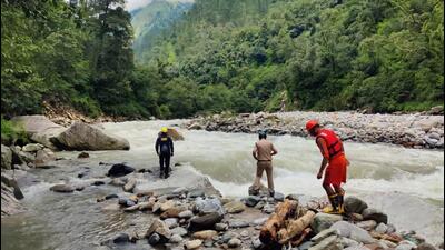 The state disaster response force (SDRF) resumes search operation on Monday to find eight missing people in rain-related incidents. (ANI) The state disaster response force (SDRF) resumes search operation on Monday to find eight missing people in rain-related incidents. (ANI)