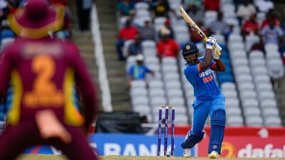 Samson's T20I career has failed to pick up since he made his debut in 2015. (AP) Samson's T20I career has failed to pick up since he made his debut in 2015. (AP)