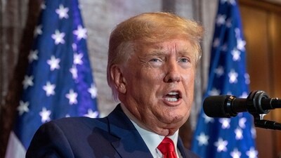 Former President Donald Trump speaks at a campaign event at the South Carolina Statehouse. (AP file) Former President Donald Trump speaks at a campaign event at the South Carolina Statehouse. (AP file)